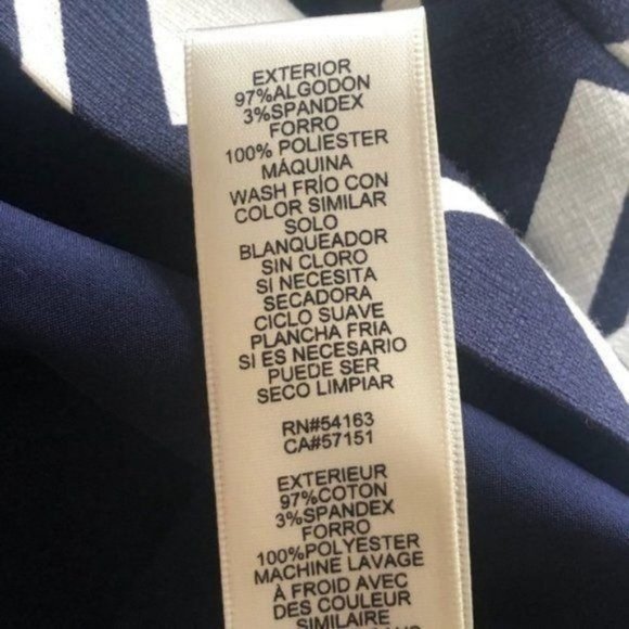 Eliza J Sleeveless Chevron Print Shift Dress - 14 - Picture 7 of 7